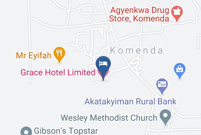 Komenda Edina Eguafo Abirem - Grace Hotel Limited Maps