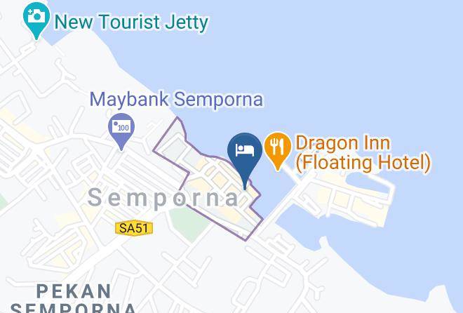 Bahagian Tawau - Grace Hotel Semporna Maps