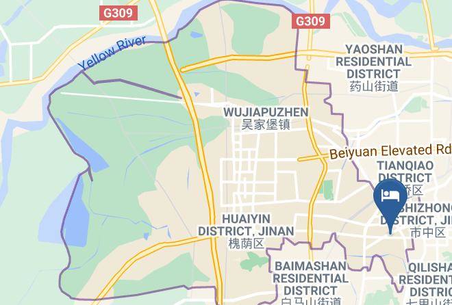 Ji Nan - Grace Inn Ginza Maps