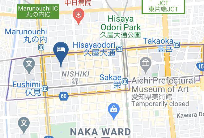 Nagoya City Naka Ward - Grace Inn Nagoya Maps
