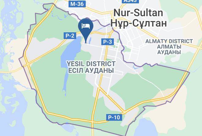 Nur Sultan - Grace Point Hotel Maps