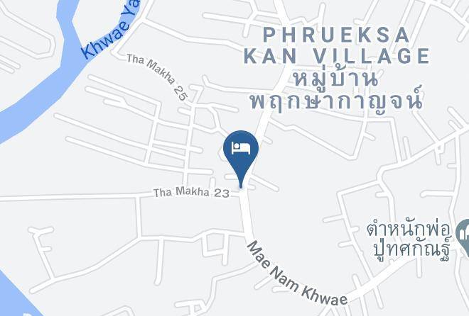 Amphoe Mueang Kanchanaburi - Grace Resort Maps