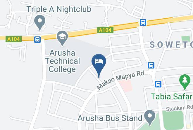 Arusha - Graceland Hotel Maps