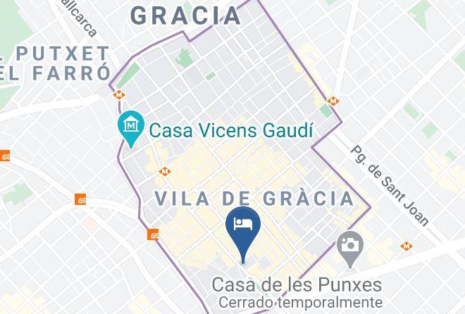 Barcelona - Gracia Garden Maps
