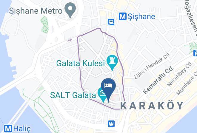 Beyoglu - Gradiva Hotel 2012 Maps