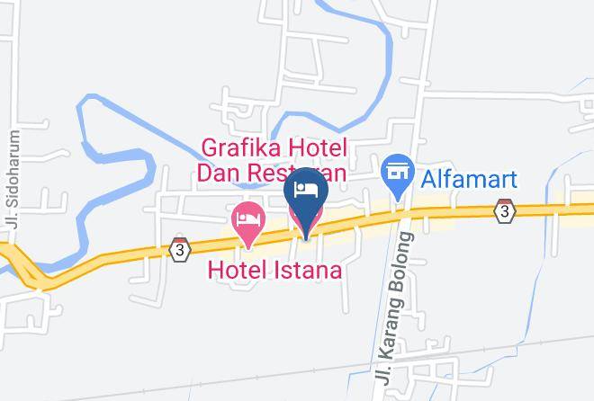 Kebumen Regency - Grafika Hotel Dan Restoran Maps