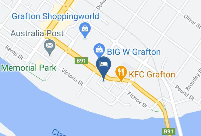 Clarence Valley - Grafton Central Motel Maps