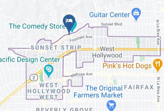 Los Angeles - Grafton On Sunset Maps
