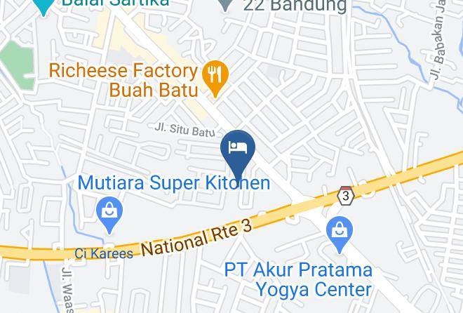 Bandung - Grage Bandung Hotel Maps
