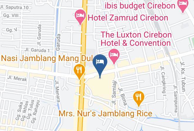 Grage Hotel Cirebon Map
