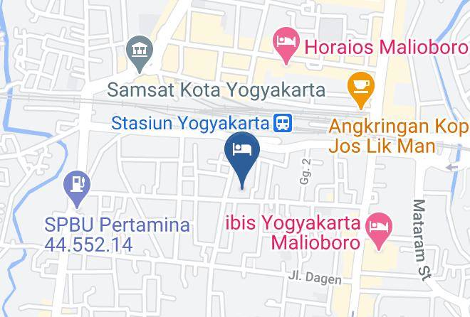 Kota Yogyakarta - Grage Jogja Hotel Maps