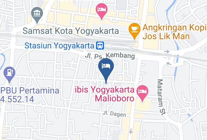 Kota Yogyakarta - Grage Ramayana Hotel Yogyakarta Maps