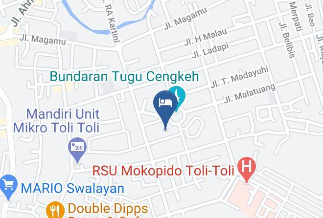 Tolitoli Regency - Graha Fila Hotel Maps