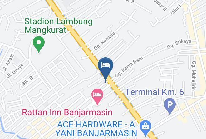 Banjarmasin - Graha Fortuna Hotel Maps