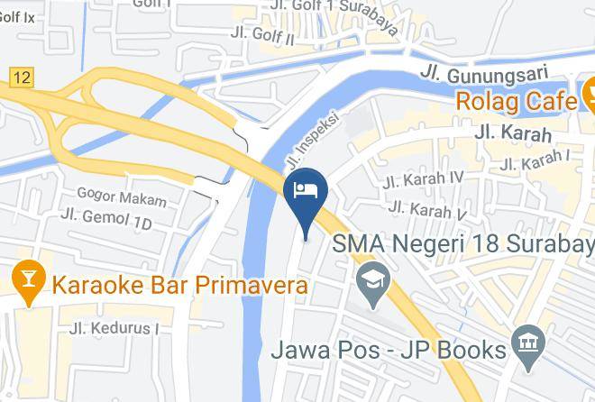 Kota Surabaya - Graha Matahari Syariah Karah Maps