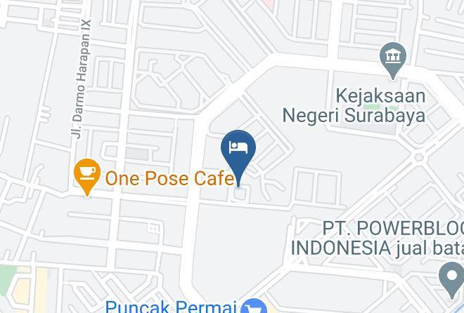 Kota Surabaya - Whiz Residence Darmo Harapan Surabaya Maps