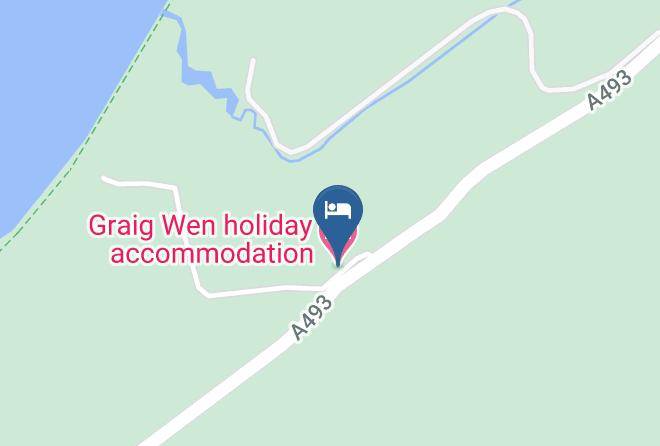 Gwynedd - Graig Wen Holiday Accommodation Maps