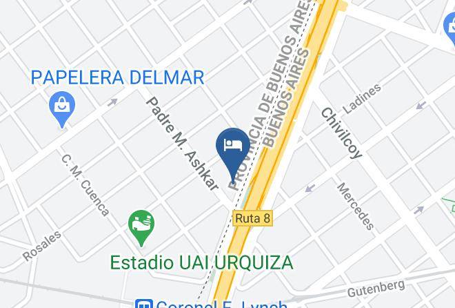 Villa Lynch - Gral Paz Hotel Maps
