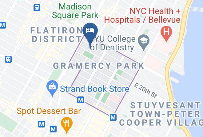 New York - Gramercy Park Hotel Maps