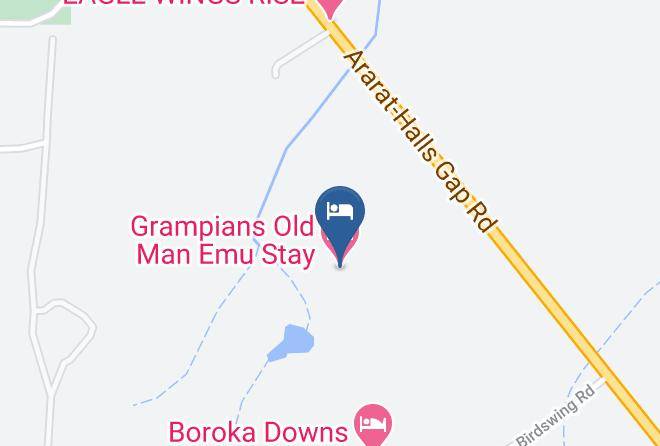 Northern Grampians - Grampians Old Man Emu Stay Maps