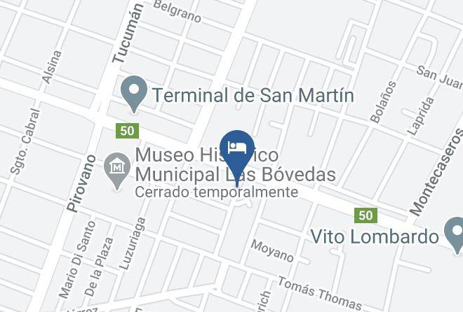 San Martin - Gran Ariosto Hotel Maps