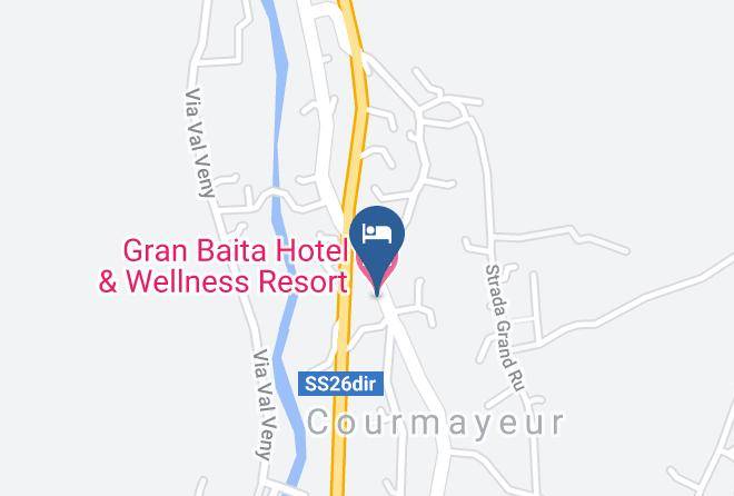 Aosta - Gran Baita Hotel & Wellness Resort Maps