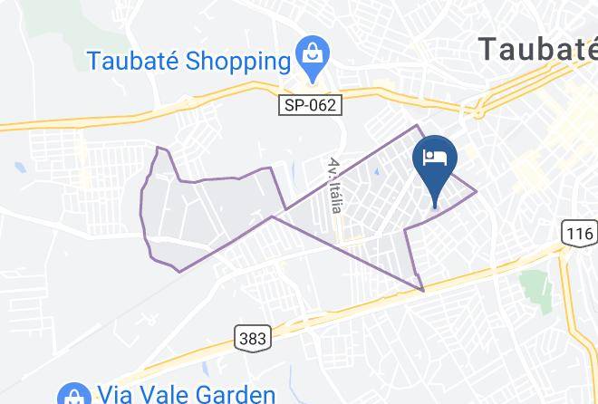 Taubate - Gran Continental Hotel Maps