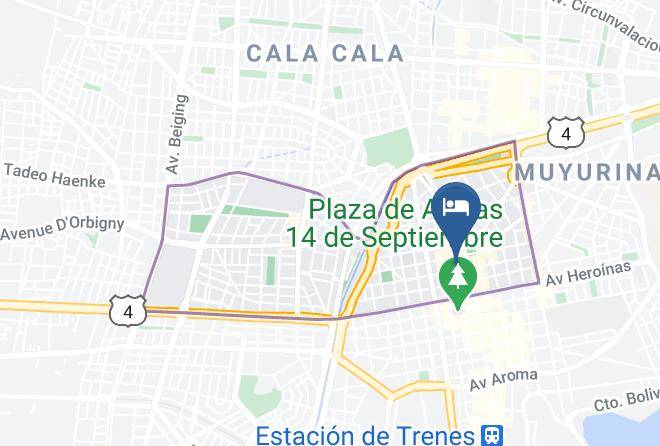 Cercado - Gran Hotel Ambassador Maps