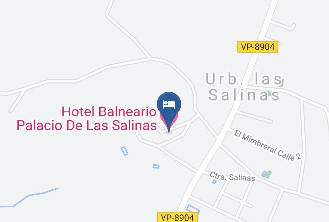 Hotel Balneario Palacio De Las Salinas Map