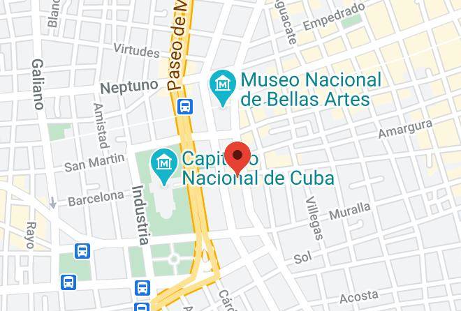 La Habana Vieja - Gran Hotel Bristol La Habana Maps