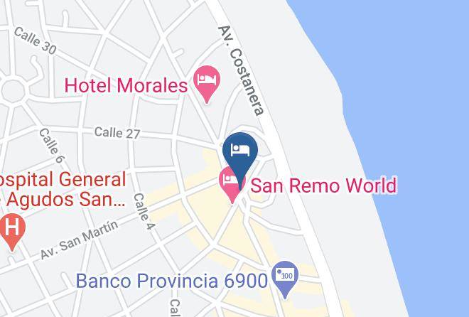 Mar Del Tuyu - Gran Hotel Casino Maps