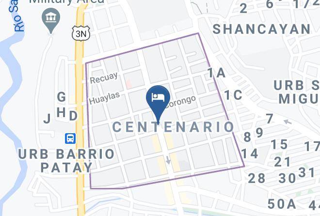 Huaraz - Gran Hotel Centenario Maps