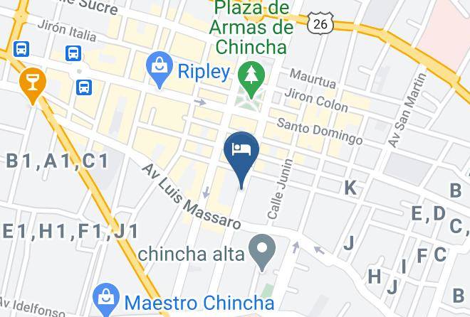 Chincha - Gran Hotel Chincha Maps