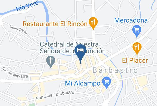 Huesca - Gran Hotel Ciudad De Barbastro Maps
