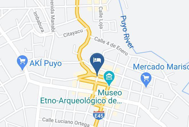 Puyo - Gran Hotel Cofanes Maps