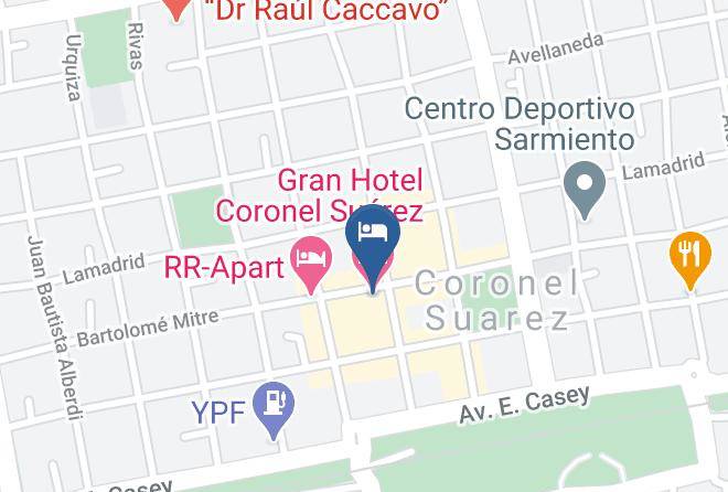 Coronel Suarez - Gran Hotel Coronel Suarez Maps