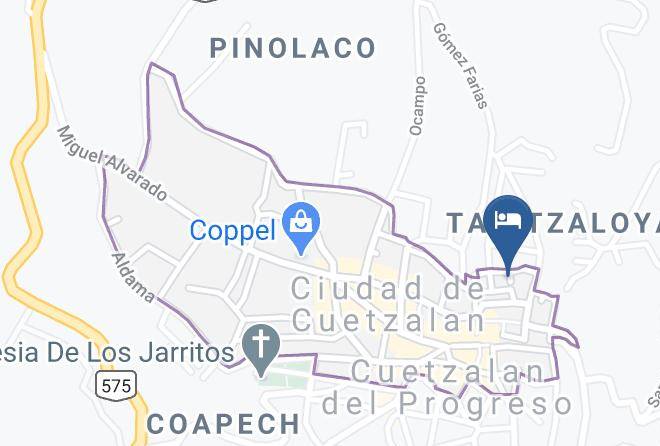 Cuetzalan Del Progreso - Gran Hotel Cuetzalan Maps