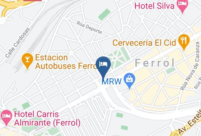 Auna - Gran Hotel De Ferrol Maps