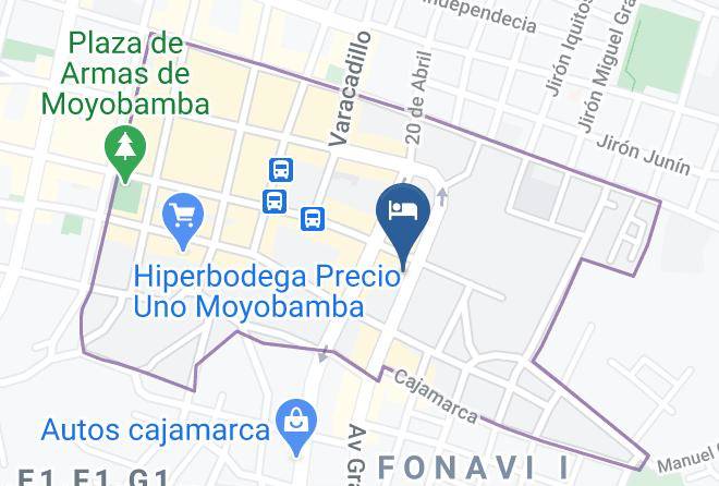 Moyobamba - Gran Hotel Dorado Maps