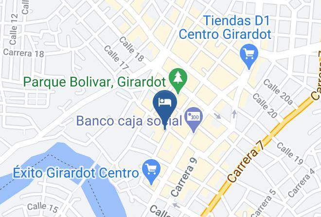 Girardot - Gran Hotel El Cedro Maps