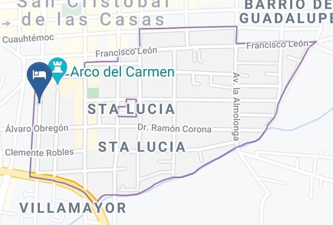 San Cristobal De Las Casas - Gran Hotel El Encanto Maps