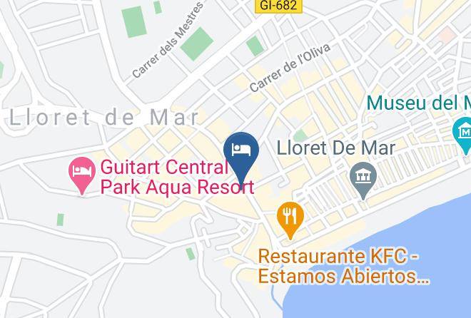 Gran Hotel Flamingo Adults Only Map