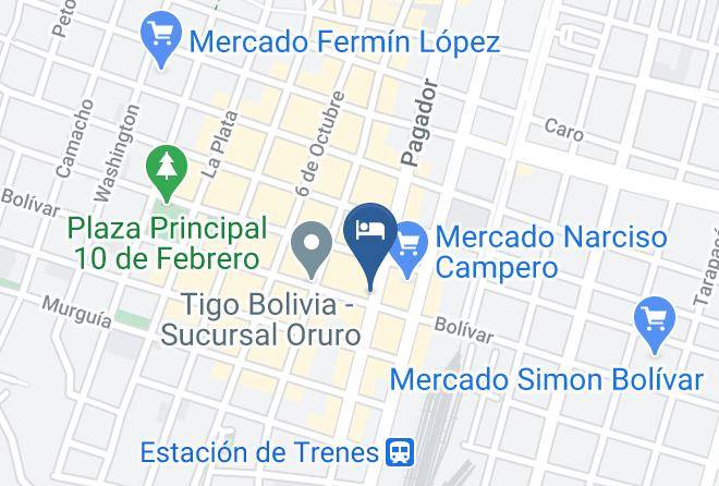 Cercado - Gran Hotel Galaxia Maps