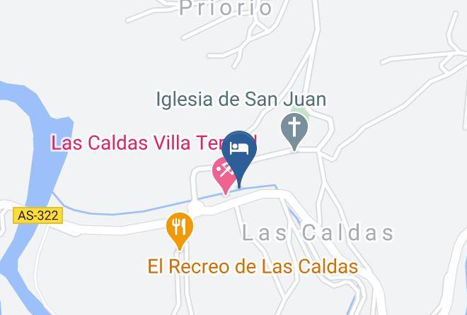 Asturias - Gran Hotel Las Caldas Wellness Clinic Maps