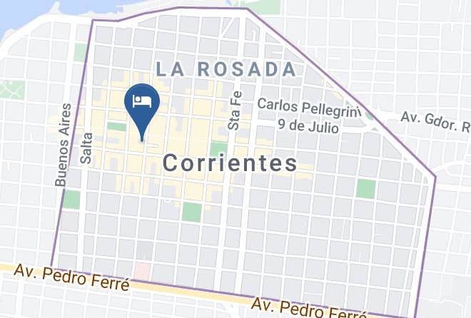 Corrientes - Gran Hotel Guarani Maps