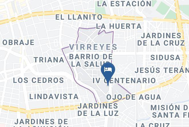 Aguascalientes La Salud - Gran Hotel Hacienda De La Noria Maps