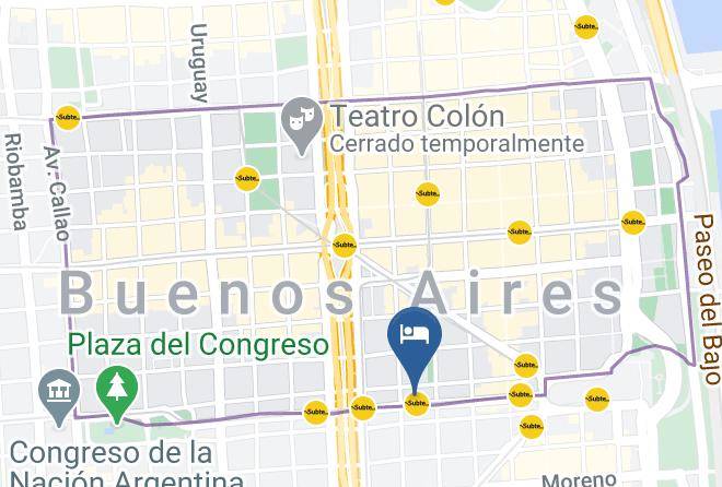 Autonomous City Of Buenos Aires - Gran Hotel Hispano Maps
