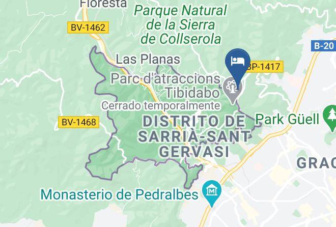 Gran Hotel La Florida Map