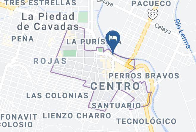 La Piedad - Gran Hotel Maps