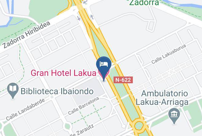Gran Hotel Lakua Map